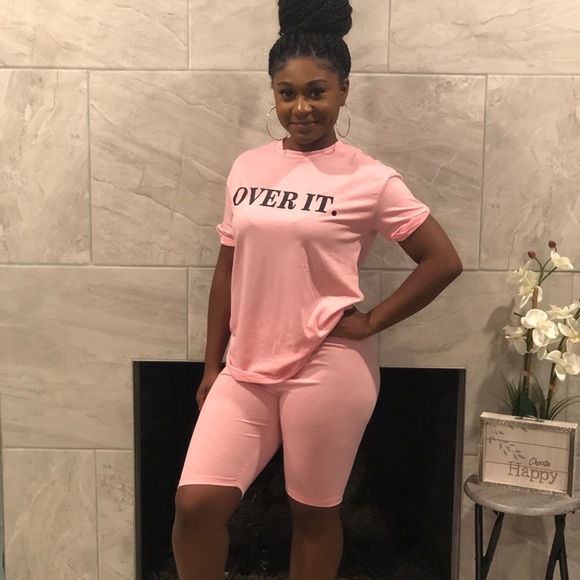 Cute and Comfortable 2 Piece Biker Shorts Set - Picture 4 of 5